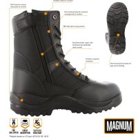 Combat Boots, "MAGNUM",  Centurion 8.0 SZ, black