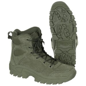 Boots, &quot;Commando&quot;, OD green, ankle-high