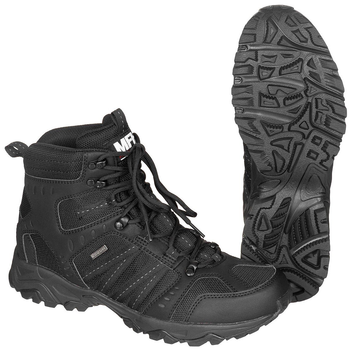 Stivali da trekking neri Tactical