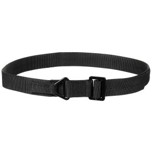 Belt, "Mission", black,  ca. 4,5 cm