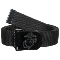 USMC Web Belt, black, ca. 3,5 cm