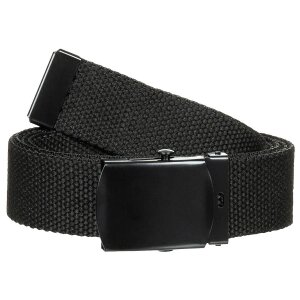 Web Belt, black, ca. 3 cm