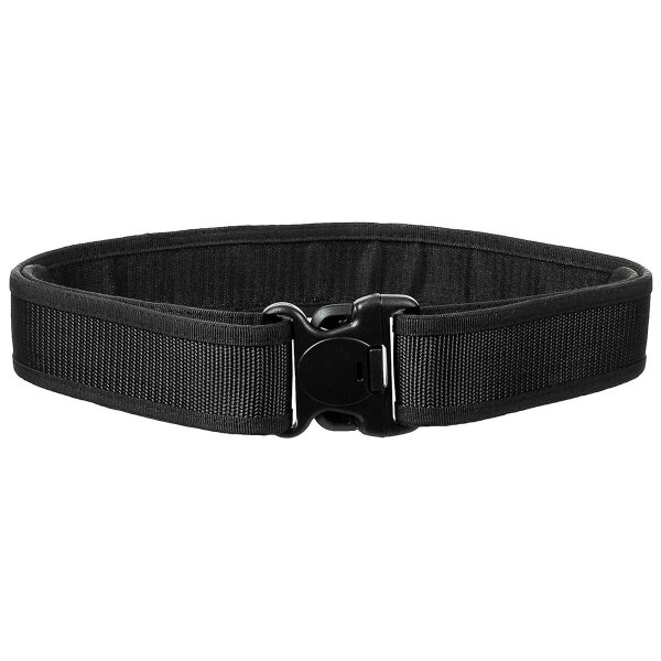 Nylon Belt, "Security", black, ca. 5,5 cm, oversize