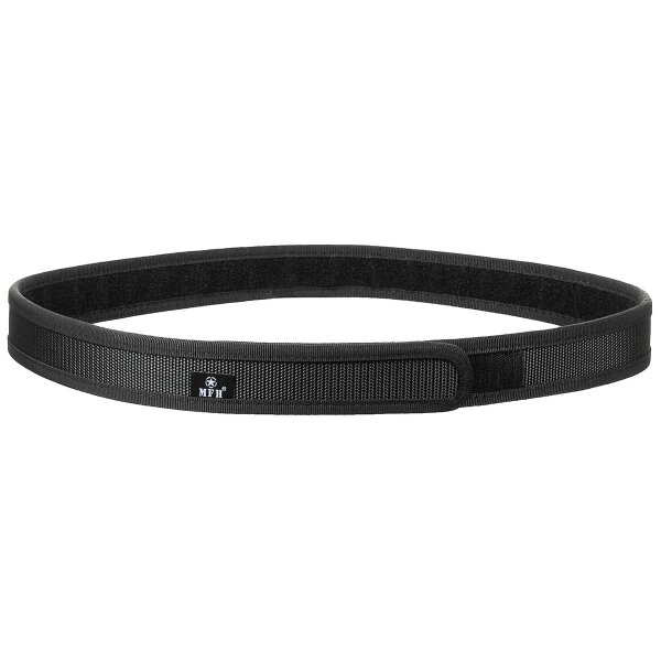 Inner Belt, "Security", black, with hook-and-loop fastener, oversize