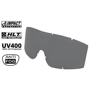 Spare Lenses, smoke,   for Tactical Glasses, KHS