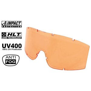 Spare Lenses, orange,  for Tactical Glasses, KHS