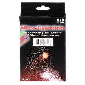 Glow Stick, mini, 10 sticks/pack