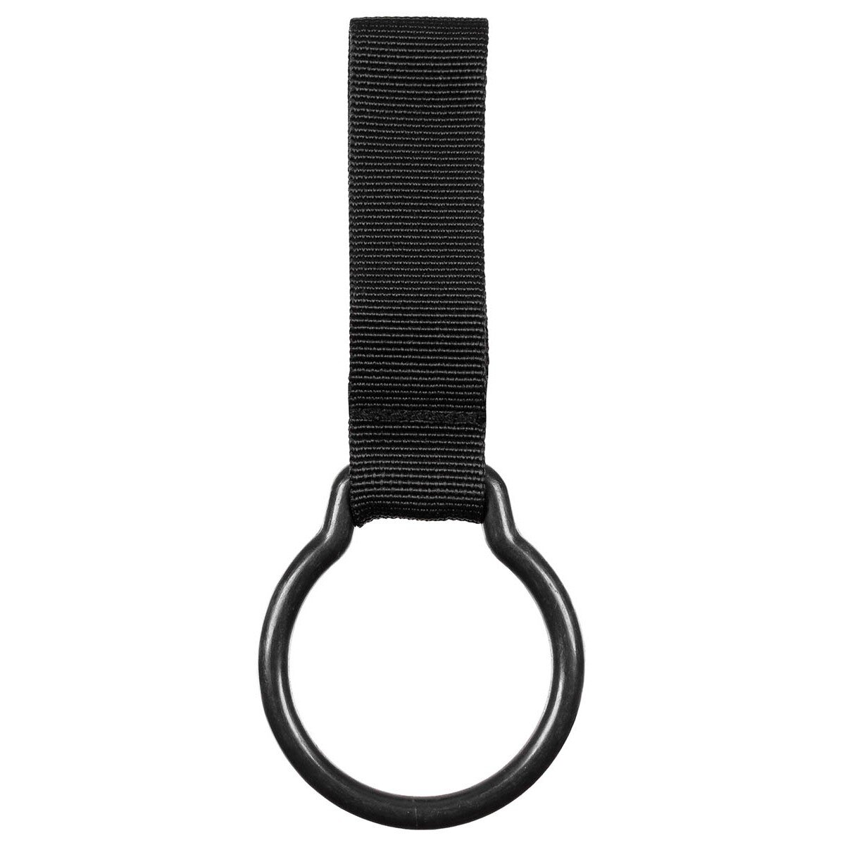 Flashlight Holder, with ring, black