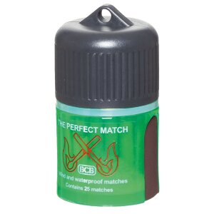 BCB Matches with box, wind- and waterproof, 25 pcs.