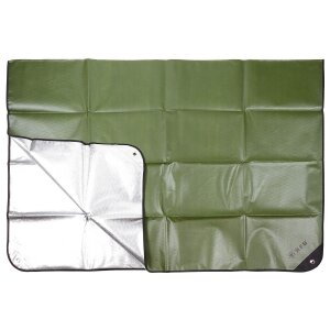 Emergency Tarp, OD green, one side aluminium-coated