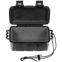 Box, Plastic, waterproof, padded, black