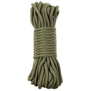 Rope, OD green, 5 mm, 15 meters