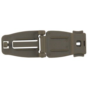 Adapter-Clip, Plastic, "MOLLE", coyote tan