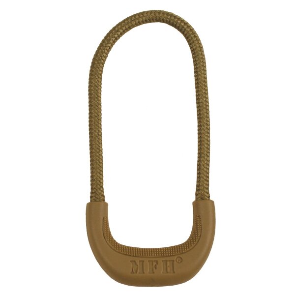 Zip Puller, coyote tan, 10 pcs./pack