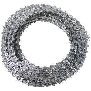 Barbed Wire, Galvanized Metal,  ca. 50 m, diameter 30 cm
