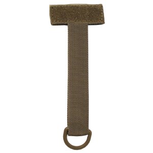 Keychain, "MOLLE" Adapter, coyote tan