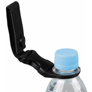 Bottle Holder, black, for belt and...