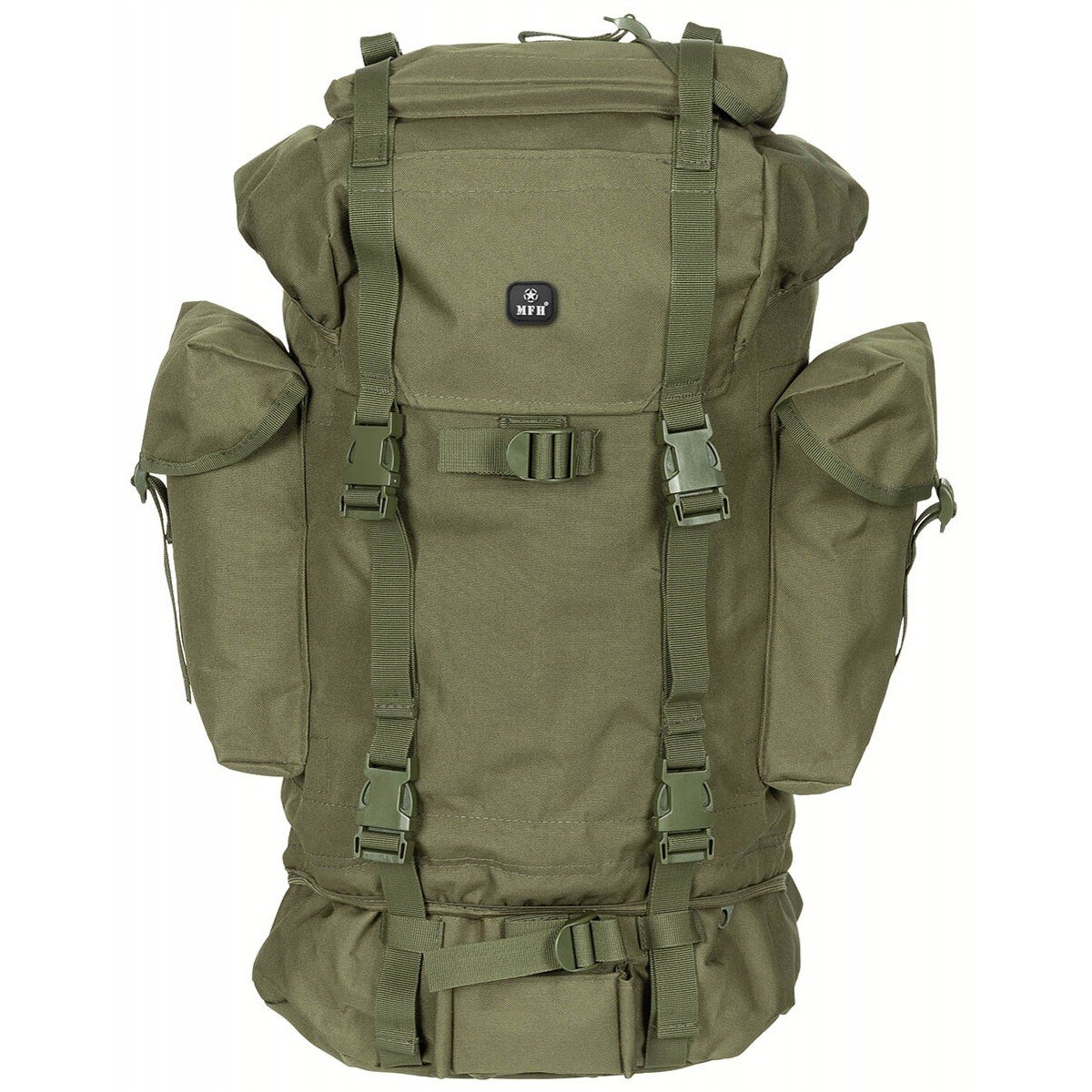 Bundeswehr Kampfrucksack, 65 l,  Alu-Aussteifung, oliv