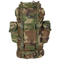 BW Combat Backpack, 65 l,  aluminium rod, woodland