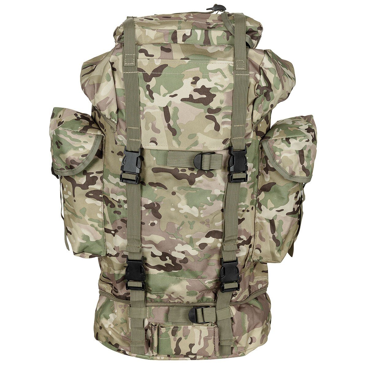 BW Combat Backpack, 65 l,  aluminium rod, op.-camo