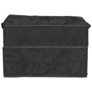 Utility Pouch, black, "Mission III", hook-and-loop system