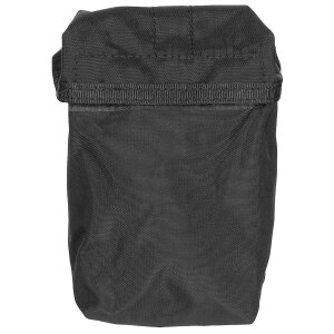 Utility Pouch, black, "Mission IV", hook-and-loop system