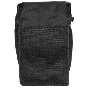 Utility Pouch, black, "Mission IV", hook-and-loop system