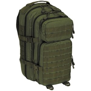 US Backpack, Assault I, &quot;Basic&quot;, OD green