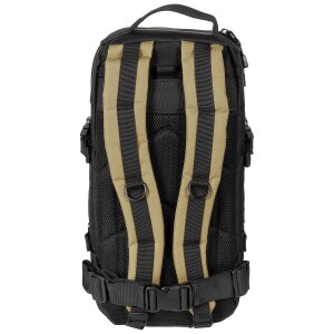 Backpack, "Assault-Travel", Laser, black-coyote tan