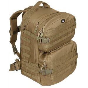 US Backpack, Assault II, coyote tan