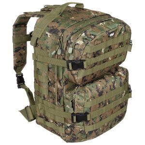 US Rucksack, Assault II, digital woodland