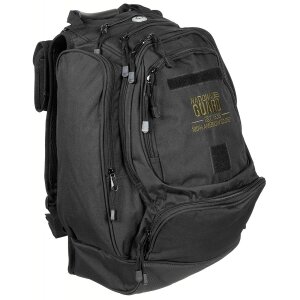 US Backpack, &quot;NATIONAL GUARD&quot;, black
