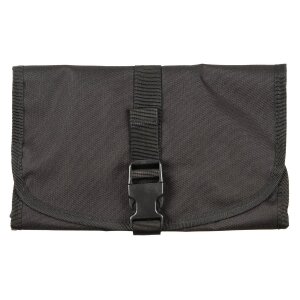 Washbag, black, rollable