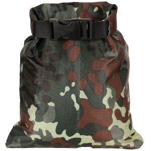 Pack sack, "Drybag", BW camo, 1 l,