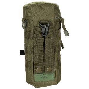 Pouch, round, "MOLLE", OD green