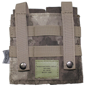 Ammo Pouch, double, "MOLLE", HDT-camo