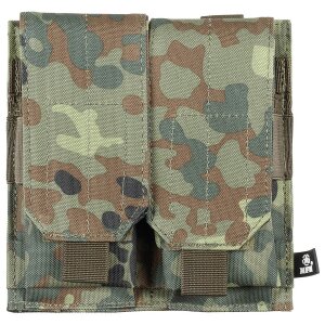 Ammo Pouch, double, &quot;MOLLE&quot;, BW camo