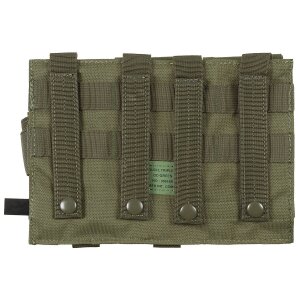 Ammo Pouch, triple, "MOLLE", OD green