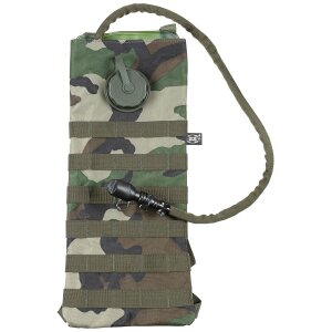 Hydration Pack, "MOLLE", 2,5 l, with TPU bladder, woodland