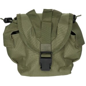 Drinking Bottle Pouch, &quot;MOLLE&quot;, OD green