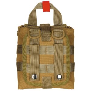 Pouch, First Aid, small,  "MOLLE", coyote tan