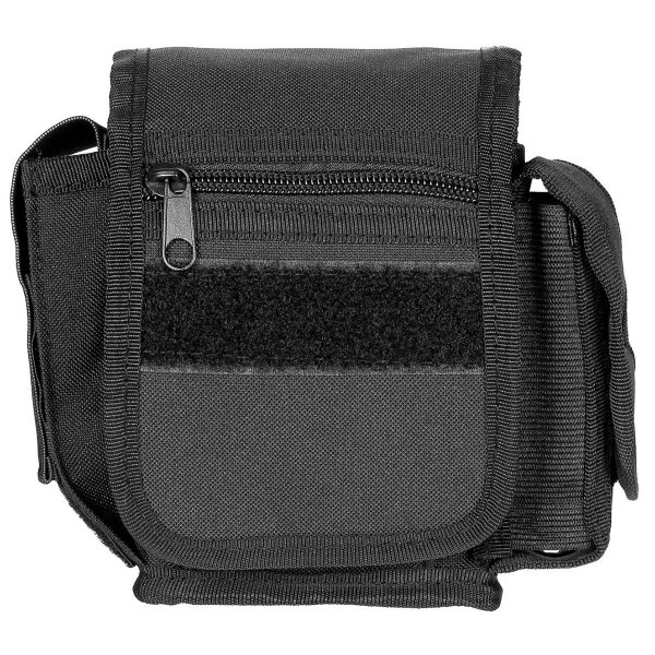 Belt Pouch with 3 compartments,  black