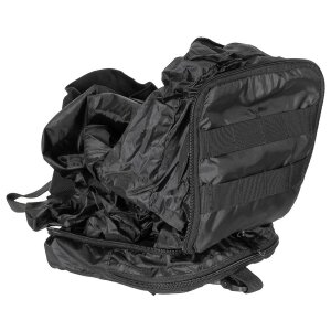 Backpack, foldable, black