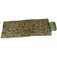 Israeli Pilots Sleeping Bag, woodland, 2-layer filling