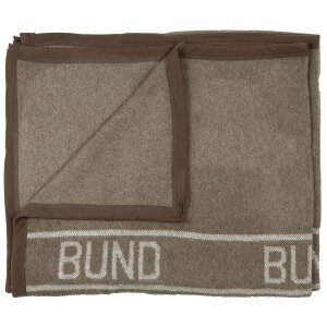 Bundeswehr couverture de laine Outdoor, marron, env. 220...