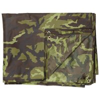 Tarpaulin, "Tarp", M 95 CZ camo, ca. 200 x 300 cm