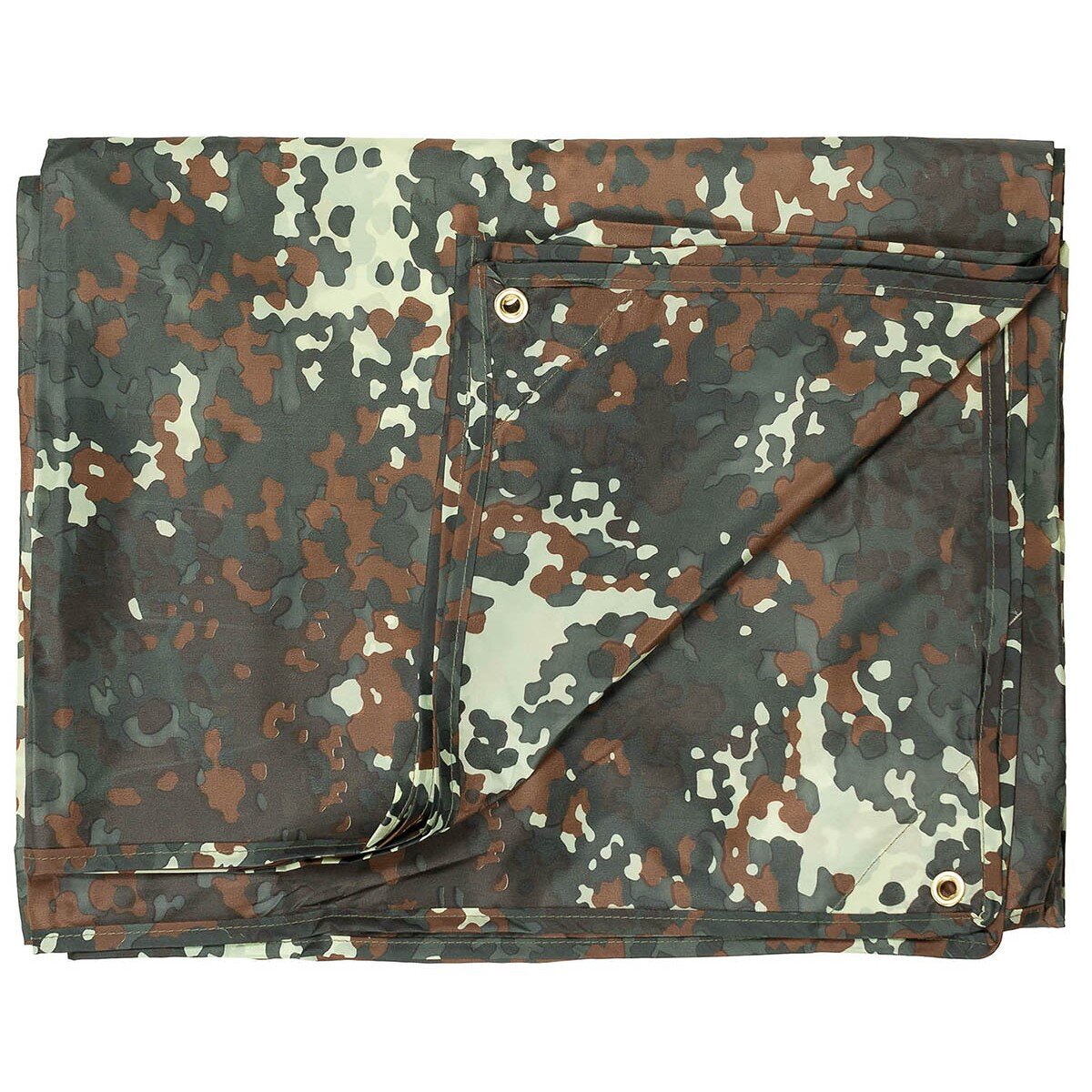 Tarp Mehrzweckplane flecktarn, ca. 400 x 500 cm