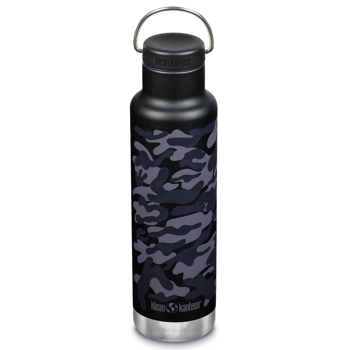 Bottle, Klean Kanteen, camo, double-walled, ca. 592 ml