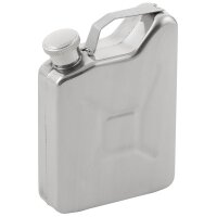Hip Flask, "Jerry Can", Stainless Steel, 5 OZ, 148 ml