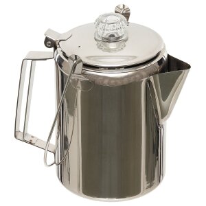 Coffee Pot with Percolator,  Stainless Steel, (9 cups)